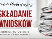 Złożenie wniosku do Krajowego Rejestru Sądowego / księgowość