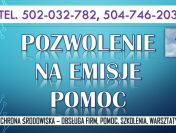 Pozwolenie na emisje, szkolenia tel.504-746-203, Wprowadzenie gazów i pyłów