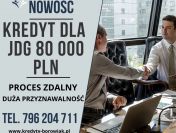 Kredyt dla FIRM 80 000 PLN na 60 mies. DUŻA PRZYZNAWALNOŚĆ