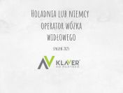 Operator wózka widłowego- Holandia/Niemcy- start pracy styczeń 2025